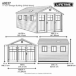 Lifetime 11×21 Storage Garage Kit W/ 9 Ft Wide Doors (60237) - Image 4