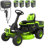 Greenworks 60V 30” CrossoverT Riding Lawn Tractor with 8.0 Ah