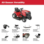 Troy-Bilt Bronco 42 – 42” 19HP Briggs & Stratton Automatic Drive Gas Riding Lawn Tractor - Image 3