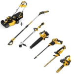 21.5 in. 20-V Li-Ion Cordless Battery Walk Behind Self Propelled Mower w/Hedge,Bare Trimmer,Blower,Cleaner,Pole/Hand Saw - Image 5