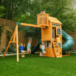 KidKraft Ridgemoor Perch Swing Set – Endless Outdoor Fun for Kids - Image 3