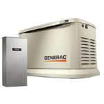 Guardian Series 22 Kw/19.5 Kw Air Cooled Home Standby Generator with Wi-Fi with Whole Hoe 200 Amp Transfer Switch