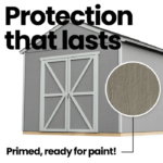 Astoria 12 ft. x 12 ft. Outdoor Wood Storage Shed - Image 5