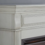 Duluth Forge Full Size Electric Fireplace – Remote Control, Antique White Finish – Model# EL1350-2-AW - Image 6