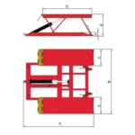 AMGO Hydraulics LR06 Low-Rise Portable Lift 6,000 lbs. - Image 3