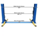 Atlas 8000 Lb Capacity Baseplate 2-Post Lift - Image 7