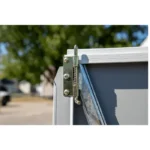 Arrow 4 ft. x 7 ft. Yardsaver Galvanized Steel Storage Shed - Image 4