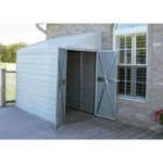 Arrow 4 ft. x 7 ft. Yardsaver Galvanized Steel Storage Shed - Image 8