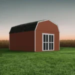 Hudson 12 ft. W x 16 ft. D Wood Storage Shed - Image 2