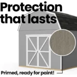 Hudson 12 ft. W x 16 ft. D Wood Storage Shed - Image 7