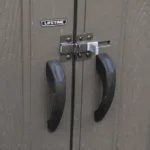 Lifetime 12.5 Ft. x 8 Ft. High-Density Polyethylene (Plastic) Outdoor Storage Shed with Steel-Reinforced Construction - Image 7