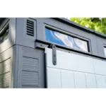 Modernist 10 ft. x 7 ft. Barn Door Storage Shed Suncast - Image 4