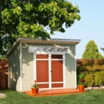 Olympia Do-it Yourself 10 ft. W x 7.5 ft. D Manufactured Wood Storage Shed - Image 6