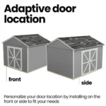 Rookwood 10 ft. W x 10 ft. D Wood Storage Shed With Floor - Image 4