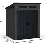 Suncast 6-ft x 5-ft Resin Shed Lean-to Resin Storage Shed (Floor Included) - Image 6