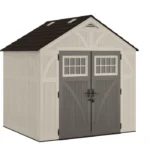 Suncast Tremont 8 ft. W x 7 ft. D Resin Storage Shed BMS8700