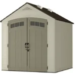 Vista 7 ft. W x 7 ft. D Plastic Shed