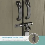 Vista 7 ft. W x 7 ft. D Plastic Shed - Image 3