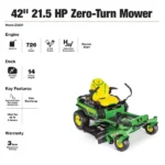 Z320R 42 In. 21.5 HP Gas Dual Hydrostatic Zero-Turn Riding Mower - Image 8