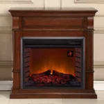 Duluth Forge Full Size Electric Fireplace – Remote Control, Apple Spice Finish – Model# EL1350-4-AS - Image 3