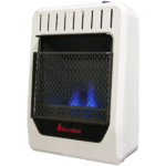 Factory Reconditioned Blue Flame Gas Heater – 10,000 BTU, Dual Fuel – Model# BF10M-B-R