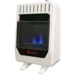 Factory Reconditioned Blue Flame Gas Heater – 10,000 BTU, Dual Fuel – Model# BF10M-B-R - Image 5
