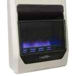 Lost River Dual Fuel Reconditioned Ventless Blue Flame Gas Space Heater – 20,000 BTU, T-Stat Control – Model# PCIT20BF-R