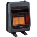 Bluegrass Living Natural Gas Vent Free Infrared Gas Space Heater With Blower and Base Feet – 20,000 BTU, T-Stat Control – Model# B20TNIR-BB - Image 2