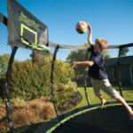 JumpFlex HERO 14 Backyard Outdoor Trampoline for Kids with Net & Ladder - Image 3