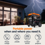 Generac 7706 Gas Powered Portable Generator 49st - Image 2
