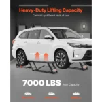 7000 lbs Car Lift Adjustable Car Lifts with Remote Control for Home - Image 4
