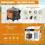 GENMAX PORTABLE INVERTER GENERATOR 11000W TRI-FUEL - Image 4