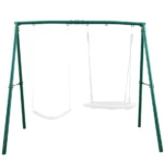 440lbs Extra Large Metal Swing Frame with 5 Hanging Hooks, Heavy Duty A-Frame Swing Stand - Image 8
