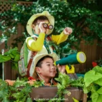 Ranger Retreat Wooden Swing Set/Playset with Tent, Tube Slide and 3-Swings - Image 7