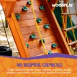 Woodplay Tiger Tower Combo A – Premium Wooden Swing Set for Endless Backyard Fun - Image 5