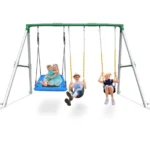 660lbs Heavy Duty Swing Set With 1 Platform Swing, 2 Belt Swings - Image 3
