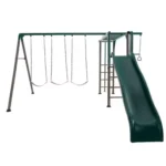Lifetime Powder Coated Steel Swing Set with 4 Swing - Image 16