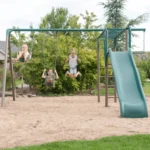 Lifetime Powder Coated Steel Swing Set with 4 Swing - Image 10