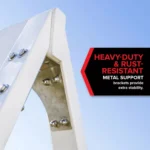 Sports power Vinyl-Covered Wood Swing Set – Classic & Durable for Outdoor Fun - Image 4