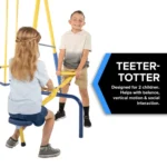 Sportspower Super 10 Metal Swing Set with Lifetime Warranty on Blow Molded Slide - Image 7
