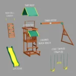 Tucson Swing Set – Big Fun in a Compact Design - Image 8